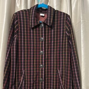 CAbi Beautiful Button Front Jacket Size XL Coat